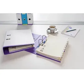 Oxford myColour Strong-Line Ordner weiß Kunststoff 8,0 cm DIN A4