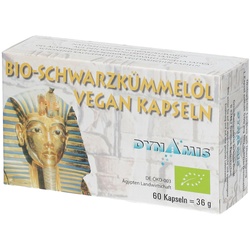 BIO-Schwarzkümmelöl Vegan Kapseln