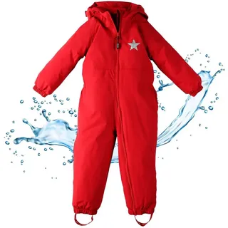 BMS BabyTodds Regenanzug für Kinder - atmungsaktiv & wasserdicht - rot 110 - 110