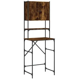 vidaXL Waschmaschinenschrank 68 x 48,5 x 194 cm Räuchereiche Spanplatte