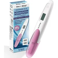 One+Step digitaler Schwangerschaftstest mit klarer Anzeige 'schwanger' / 'nicht