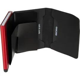 Secrid Slimwallet Unisex Kartenetui schwarz rot