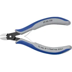 KNIPEX 79 02 125 Präzisions-Elektronik-Seitenschneider brüniert 125 mm
