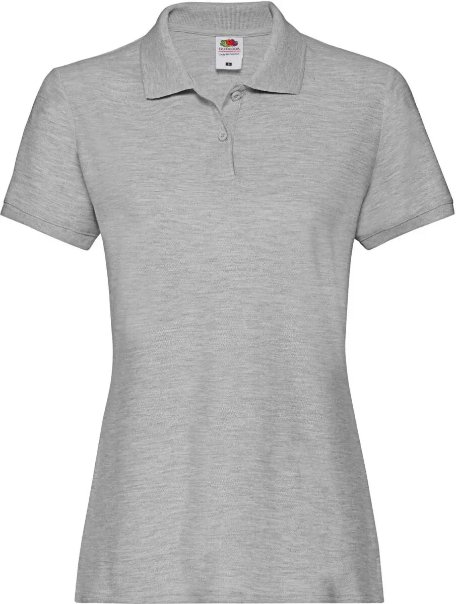 Fruit of the Loom Damen Premium Polo Lady-Fit 63-030-0 athletic heather L