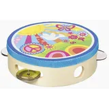 GoKi Spielzeug-Musikinstrument Tamburin mit Schellen Sonnenschein, (packung, 1 tlg., set), Fröhliches Design sorgt für gute Laune bunt