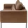 Musterring 3-Sitzer Leder braun