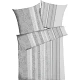 KAEPPEL Bettwäsche Firenze 135 x 200 cm Jersey Silber