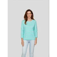 Rabe T-Shirt Gestreift in Grün für Damen - 48