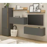 furn.design Wohnwand mit Sekretär Center