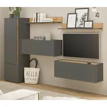 furn.design Wohnwand mit Sekretär Center