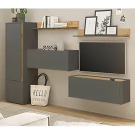 furn.design Wohnwand mit Sekretär Center