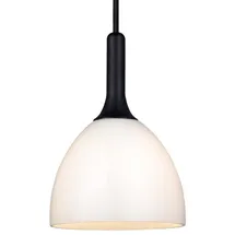 Halo Design Bellevue 1-flg. Ø14 Opal / Schwarz