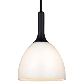 Halo Design Bellevue 1-flg. Ø14 Opal / Schwarz