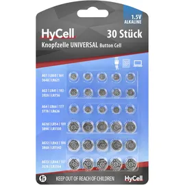 HyCell Knopfzellen-Set 1.5 V