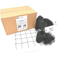 NUISIPRO Vogelschutznetz schwarz – 1.50 m x 5.00 m – Material Leicht zu schneiden.