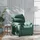 vidaXL Relaxsessel Dunkelgrün Polyester 92,5 x 100 x 0 cm Grün mit Liegeposition