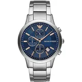Emporio Armani AR11458 Silbrig/Stahl - Silber/Blau