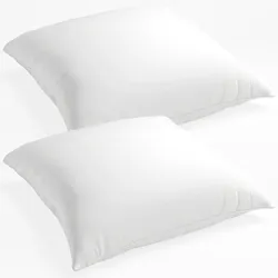 NYVI Komfort Kopfkissen DreamScience 80x80 cm 2er Set Premium Faserfüllung Qualität Made in EU, Allergikergeeignet, Perfekt für alle Schlaftypen
