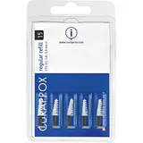 Curaprox Interdentalbürsten CPS 15 regular, schwarz, konisch, 1.8 mm Durchmesser, 5 mm Wirksamkeit, Nachfüllpackung, ohne Halter