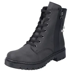 Winterstiefelette RIEKER, Damen, Gr. 39, schwarz, Lederimitat, klassisch, Schuhe