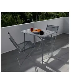 Möbel Kraft Gartenstuhl 2er-Set 45 x 0 x 79 cm schwarz