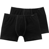 SCHIESSER Essentials Shorts schwarz XL 2er Pack