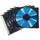 Hama 51269 CD-Leerhülle SlimLine 50er-Pack transperant / schwarz