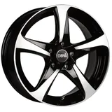 DBV 5SP 001 6,0 x 15 4 x 100 ET44 ML63,3 Schwarz Glänzend Front Poliert