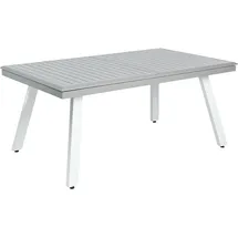 Beliani Gartentisch Set PERETA Hellgrau