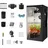 Vevor Growzelt-Set mit Vollspektrum-LED-Zuchtlicht 100 x 100 x 200 cm Schwarz