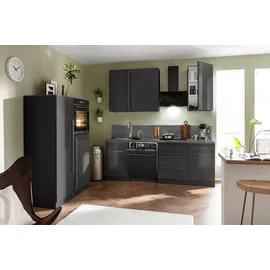 WIHO KÜCHEN Küchenzeile Chicago 330 cm grau