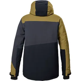 KILLTEC Herren Skijacke/Funktionsjacke mit abzippbarer Kapuze und Schneefang KSW 70 MN SKI JCKT, blasses oliv, M,
