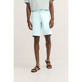 Bugatti Bermudas BUGATTI, Herren, Gr. 52, Normalgrößen, 510, mint, 98% Baumwolle, 2% Elasthan, unifarben, normal, Hosen Bermudas, im lässigen Stil