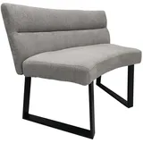 Hti-Living Polsterbank Liron Grau 108 cm