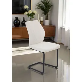 Hela Freischwinger »OSLO« Set 4 Stk.Freischwinger,Rautensteppung,Microfaser Samtvelour,140kg belastbar