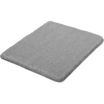 KLEINE WOLKE Badteppich Relax Grau 65 x 55 cm