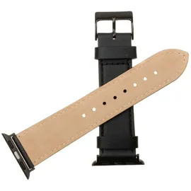 FIXED Leather Strap für Apple Watch 42/44/45/Ultra 49mm - schwarz