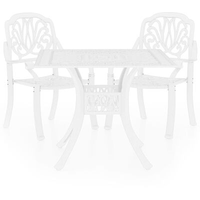 vidaXL Bistro-Set 3-tlg. weiß 3070579