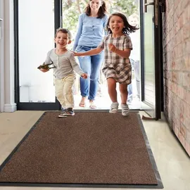 Karat Monochrom 135 x 200 cm braun