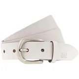 H.I.S. Damengürtel Leder weiß 105