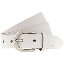 H.I.S. Damengürtel Leder weiß 105