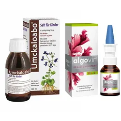 Umckaloabo Saft Für Kinder & Algovir Kinder Erkältungsspray