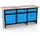 Güde Werkbank Holz 171,2 x 60 x 85 cm blau unbestückt