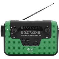 VBESTLIFE -Radio, Pocket Radio Tragbare Radio mit Bluetooth, FM-Radio mit 16G TF-Karte unterstützt FM/AM / SW1 / SW2 / SW3 / SW4 für Outdoor-Aktivitäten.(Grün)