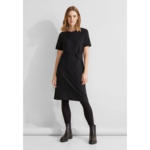 STREET ONE Damen A143923 Festliches Jersey Kleid, Schwarz, 40