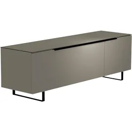 Woood Moderano Lowboard 160x43x44 cm Grau/Schwarz Metall