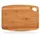 Zeller Schneidebrett-Set Holz 1 St. 26,5 x 18,5 cm Braun
