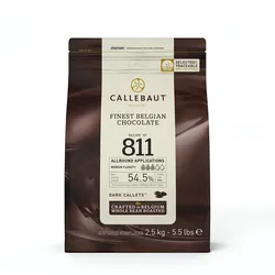 Callebaut Kuvertüre Finest Belgian Chocolate Callets 54,5 % Kakao (2,5 kg)