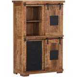 Landscape Highboard 95 x 145 x 45 cm Natur / Holz