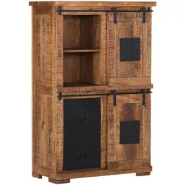 Landscape Highboard 95 x 145 x 45 cm Natur / Holz